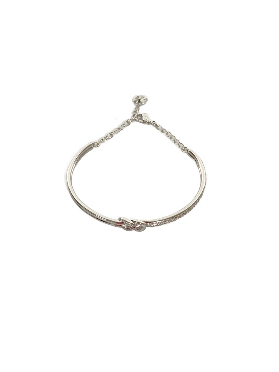【中古】Swarovski◆バングル/--/スワロフスキー/SLV/レディース【服飾雑貨他】