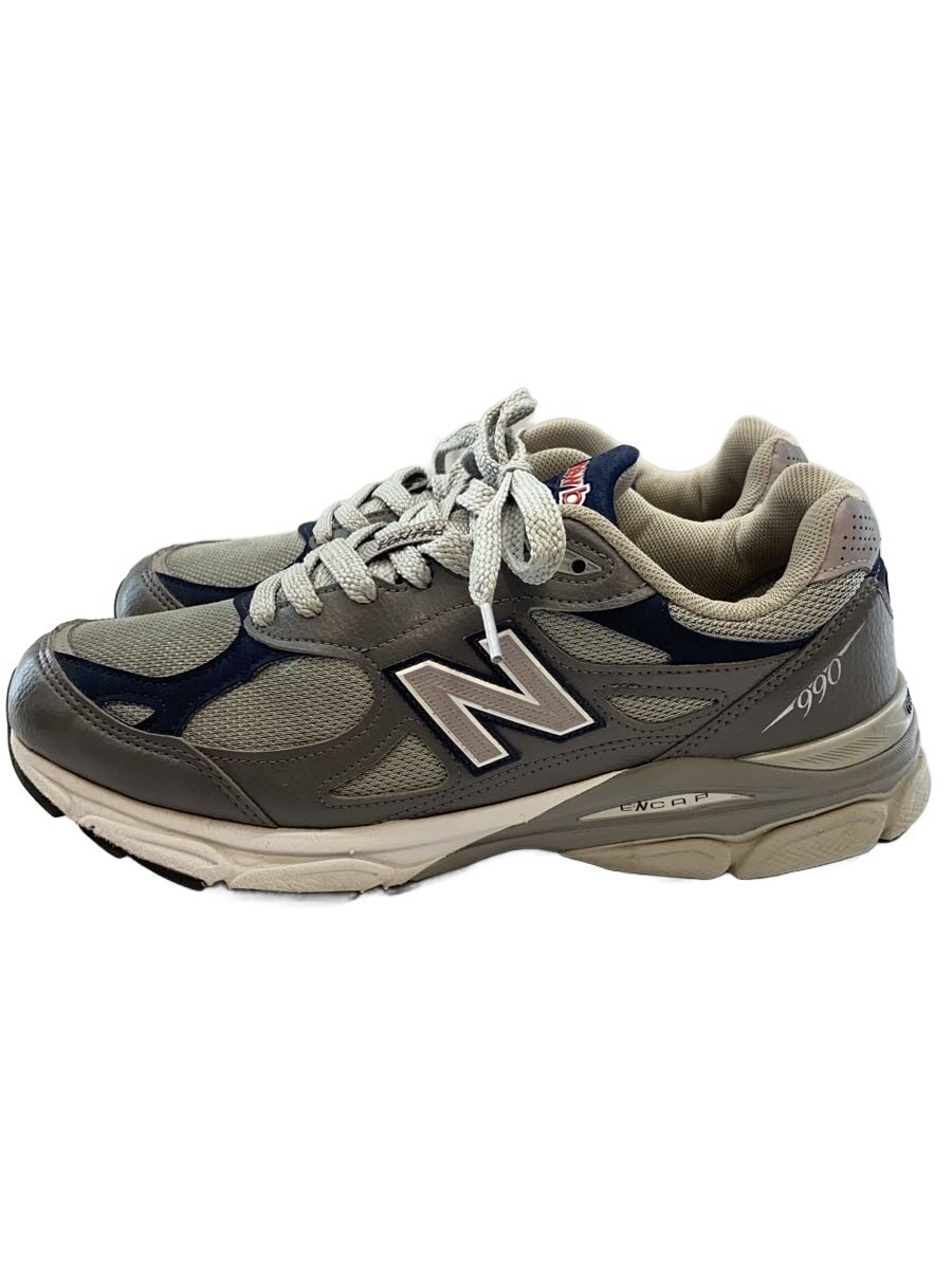 【中古】NEW BALANCE◆M990/薄墨色/27.5珊/GRY【シューズ】