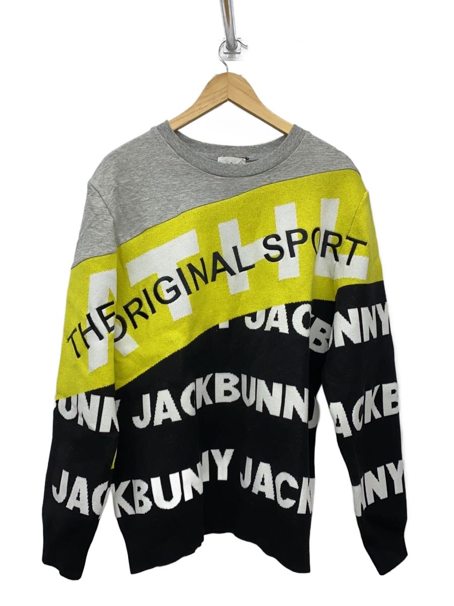 【中古】JACK BUNNY!!◆ゴルフ御召しもの/編み物/スポーツウェアー/6/薄墨色/262-1270917【運動競技】