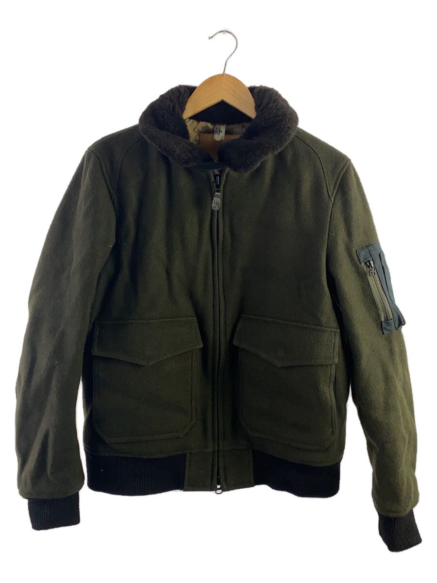 【中古】GOLDEN FLEECE SPIEWAK◆ミリタリージャケット/M/ウール/KHK/ボンバージャケット【メンズウェア】|2nd STREET 店