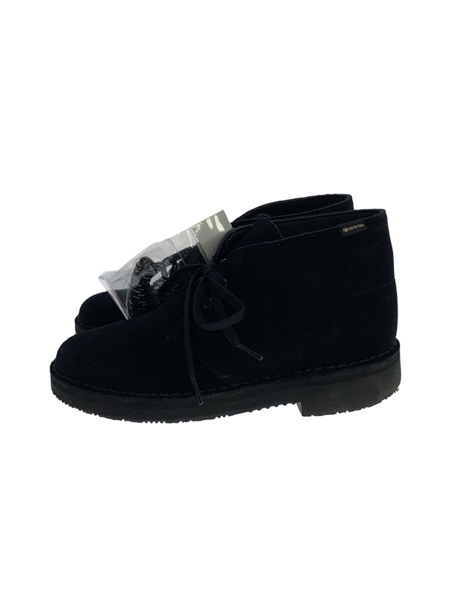 【中古】Clarks◆ブーツ/25糎/BLK/スウェード/26778577065【シューズ】