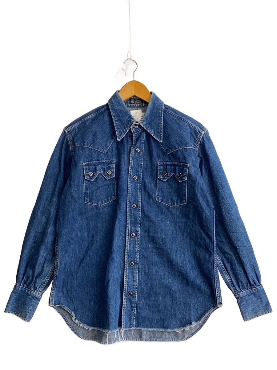 【中古】EVISU◆長袖ティーシャツ/38/--/IDG/無地/3401/? NULL ?【メンズウェア】