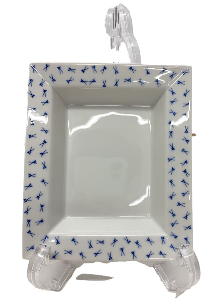 【中古】Meissen◆真四角一皿/WHT【勝手もと設備】