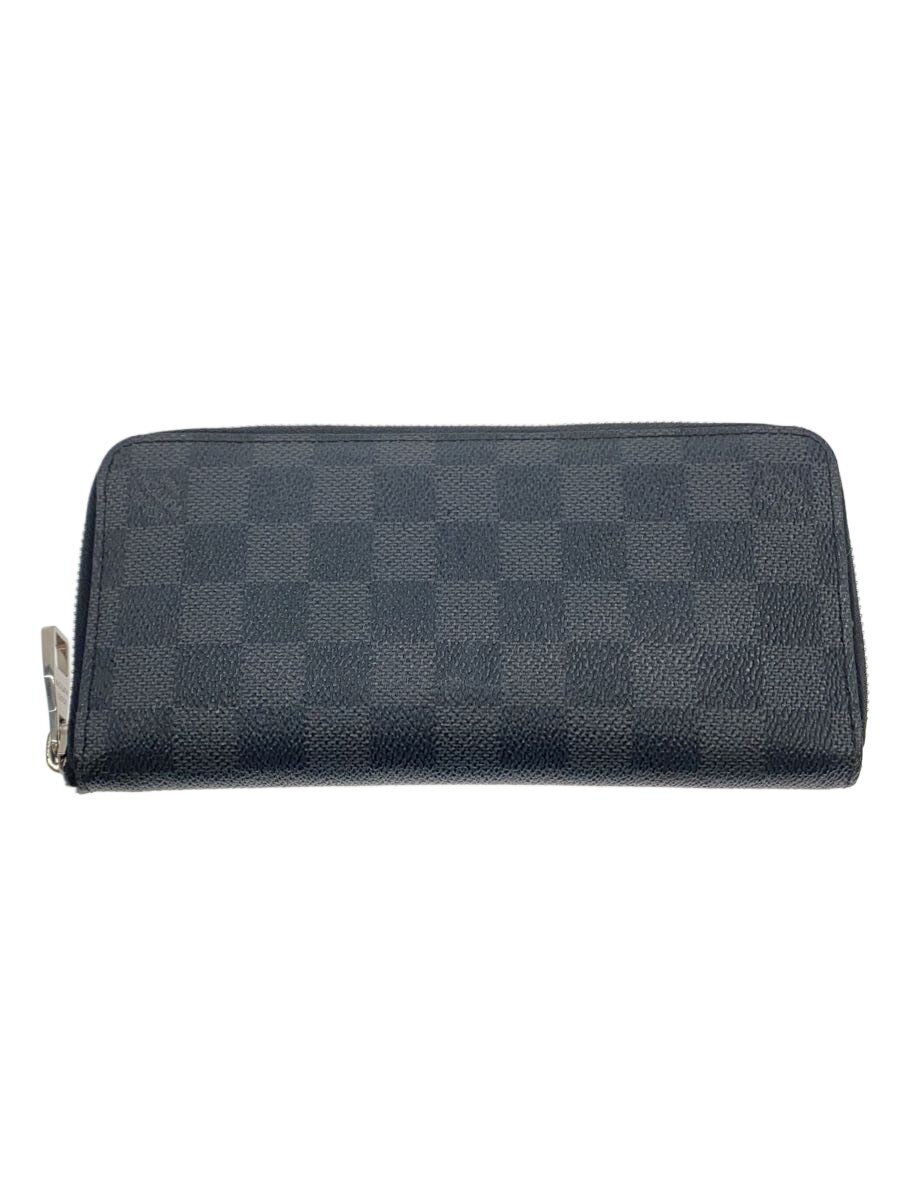 【中古】LOUIS VUITTON◆ジッピー・ウォレット・ヴェルティカル_ダミエ・グラフィット/PVC/BLK/メンズ【服飾雑貨他】 26,169円