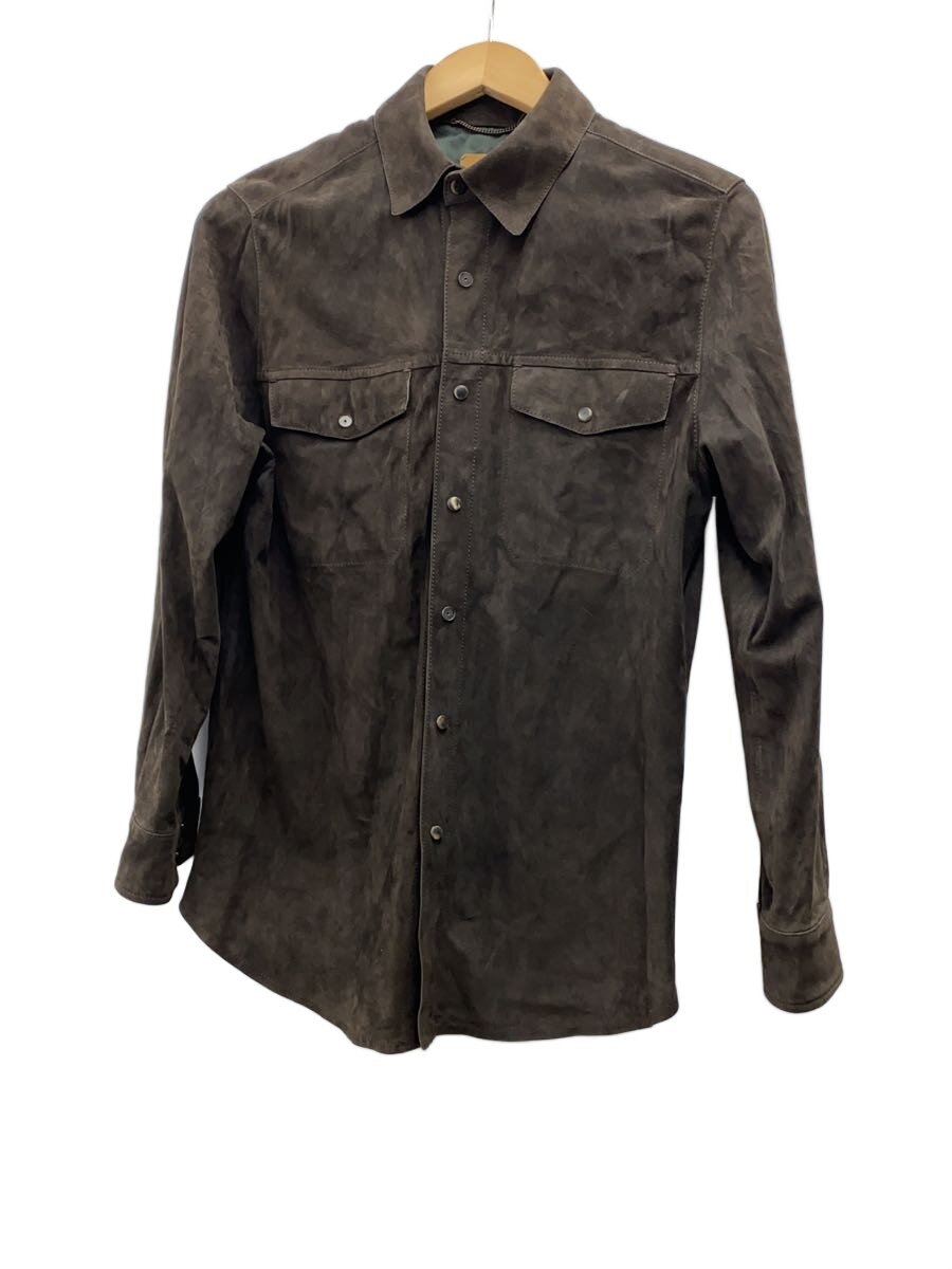 【中古】AJMONE/長袖プルオーバー/46/羊革/赤銅色/SH2XL19//【メンズウェア】