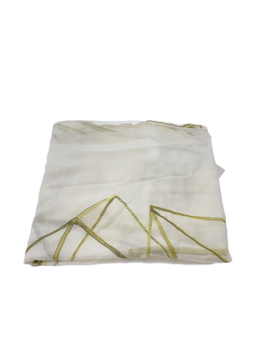 【中古】Rick Owens◆BABEL PRINTED 1140X200/えり巻き/SILVER/WHT/メンズ/RP01B4470//【服飾雑貨他】