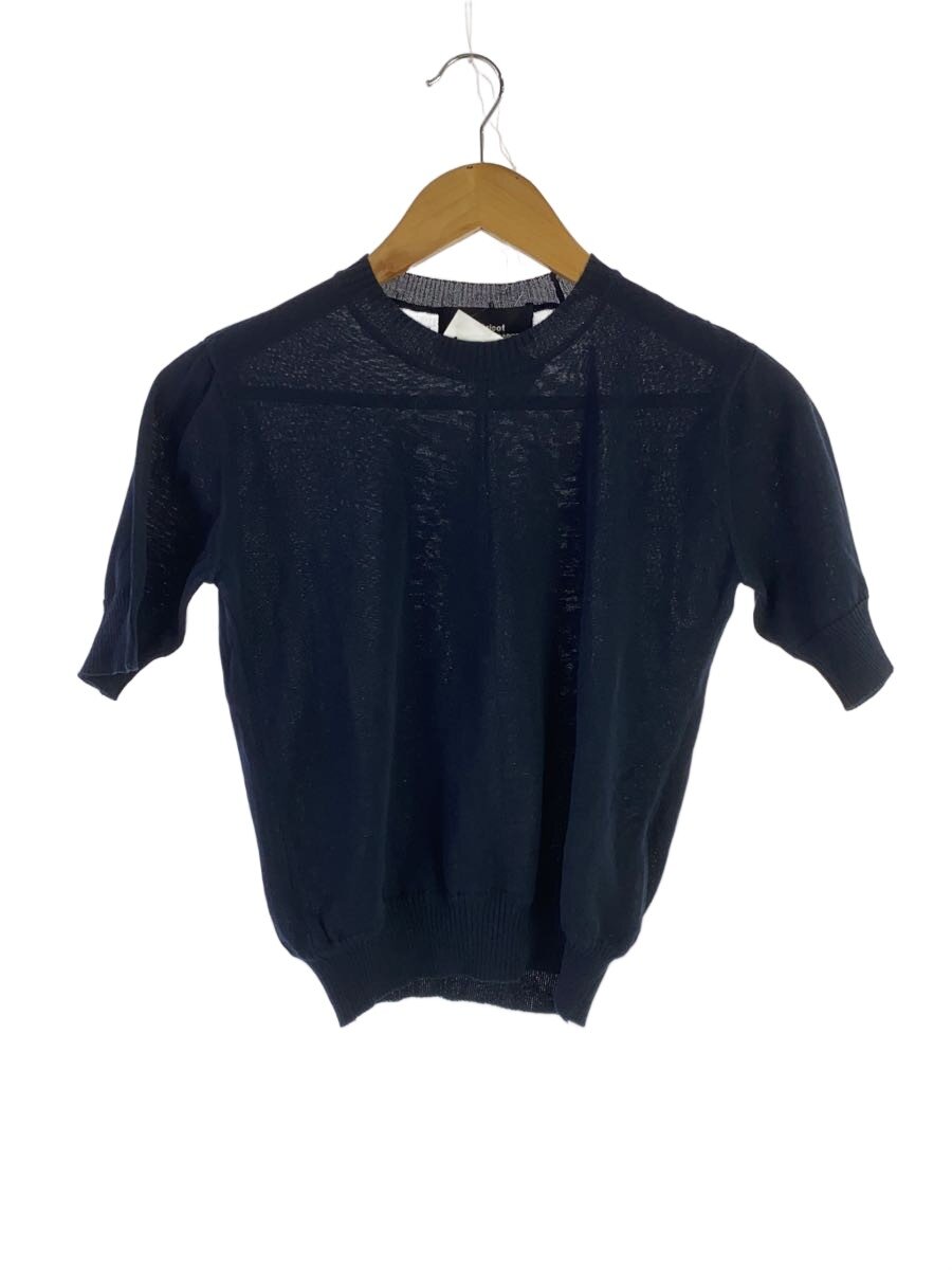 【中古】tricot COMME des GARCONS◆編み物・スウェーター(薄っぺら)/--/綿織物/NVY/TN-100240【レディースお召しもの】