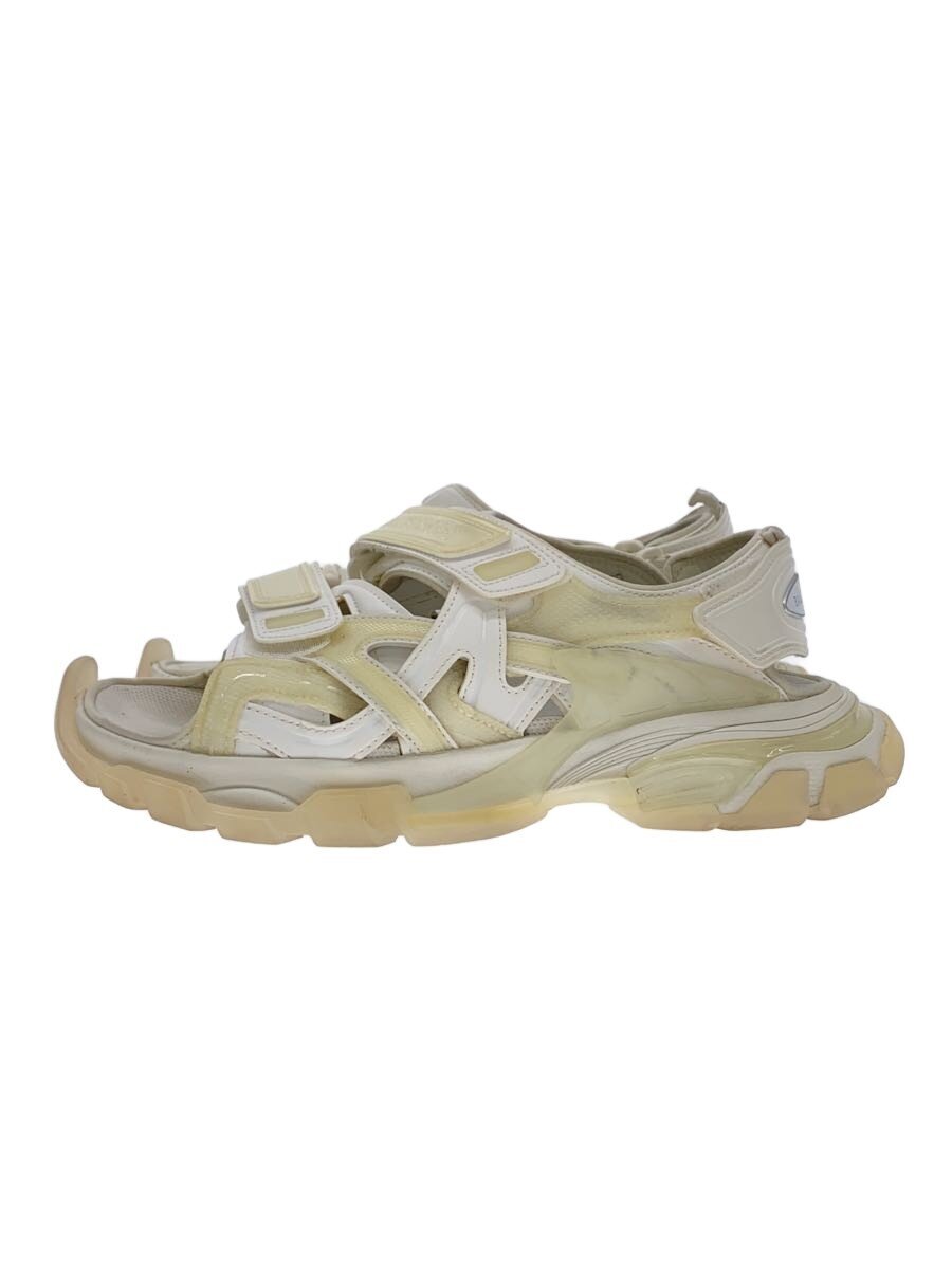 【中古】BALENCIAGA◆サンダル/28糎/WHT/TRACK/655948【シューズ】