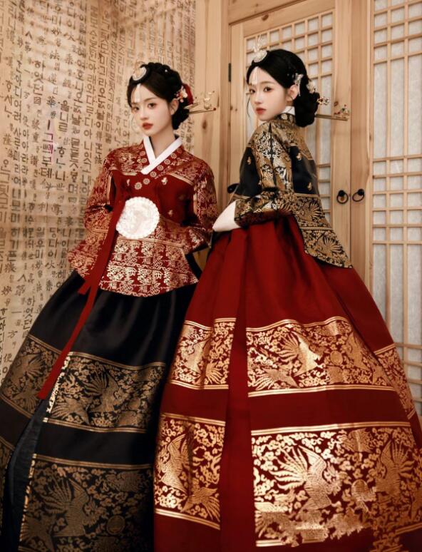 豪華チマチョゴリ 韓国風ウエディングドレス レディース 韓服 上下2点セット 韓国伝統民族衣装 演出服 舞台衣装 結婚式 二次会 パーティー 成人式 卒業式 入学式 発表会 韓流コスプレ衣装 コスチューム 仮装 写真撮影 舞台演出 S M L XL 5,452円