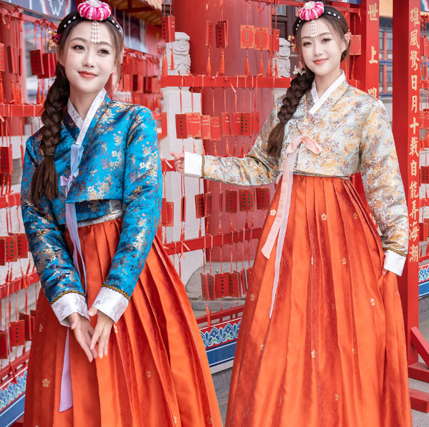 楽天市場】韓服 チマチョゴリ 女性 大人用 韓国風ドレス 韓国伝統民族 