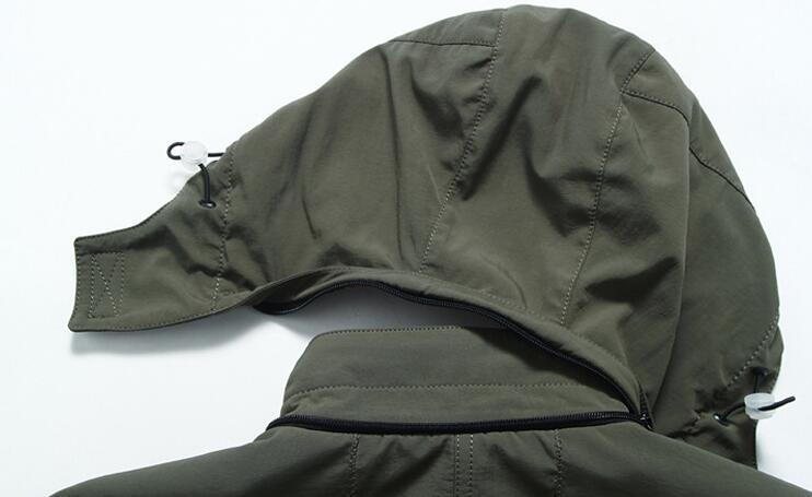【楽天市場】メンズアウトドアパーカ ミリタリージャケット 4色 ショート丈 モッズコート カジュアル登山服 やや薄め 格好良い防寒撥水アウター