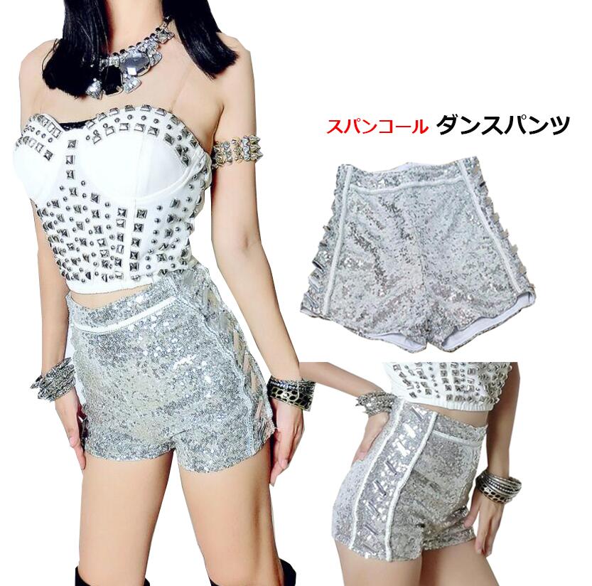 楽天市場】スパンコール ショートパンツ ミニ パンツ レディース