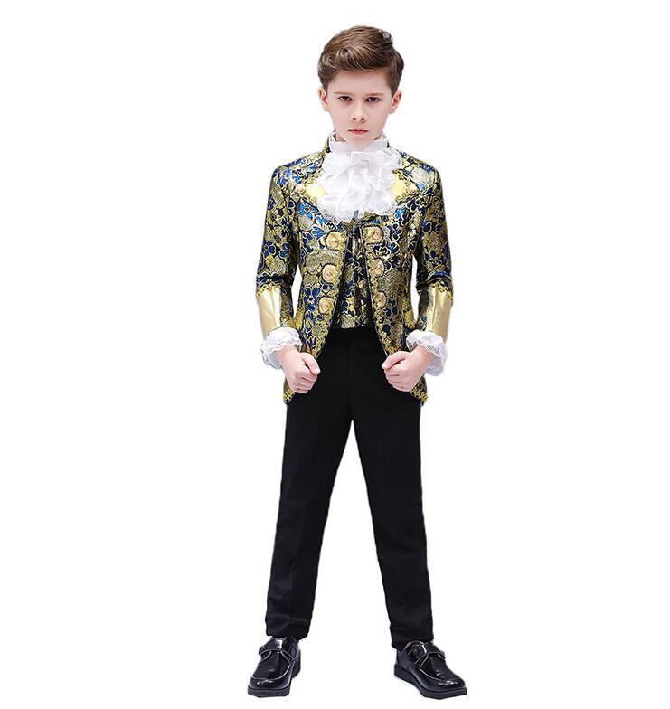 楽天市場】子供タキシード スーツセットアップ6点セット 男児男の子 ...