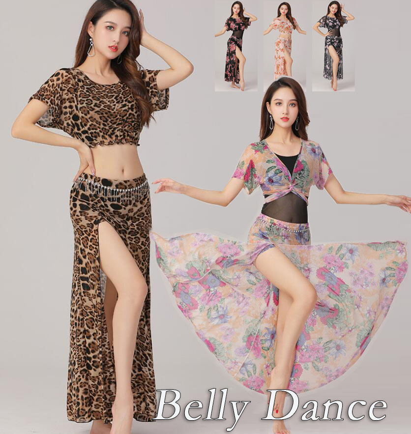 楽天市場】ベリーダンス衣装 上下セットアップ レディース社交ダンス