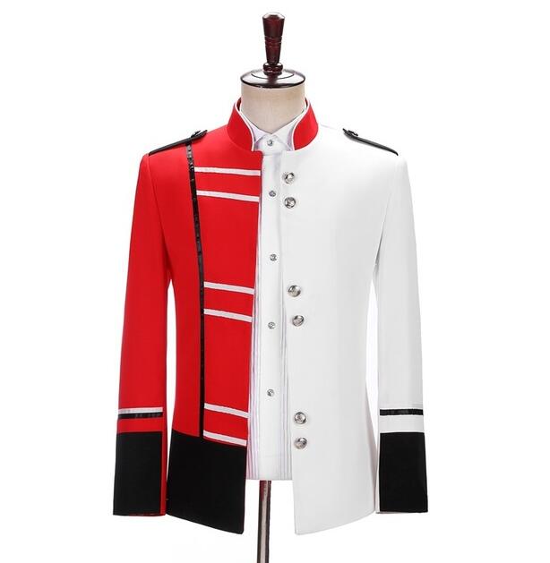 楽天市場 メンズ舞台ステージ衣装 赤白切替ジャケット ヨーロッパ中世 演劇オペラ声楽 貴族服装 宮廷服 皇室 王子 演劇 新劇 コスプレ衣装 ハロウィン衣装 男性 カラースートジャケット 送料無料 純の洋服屋さん