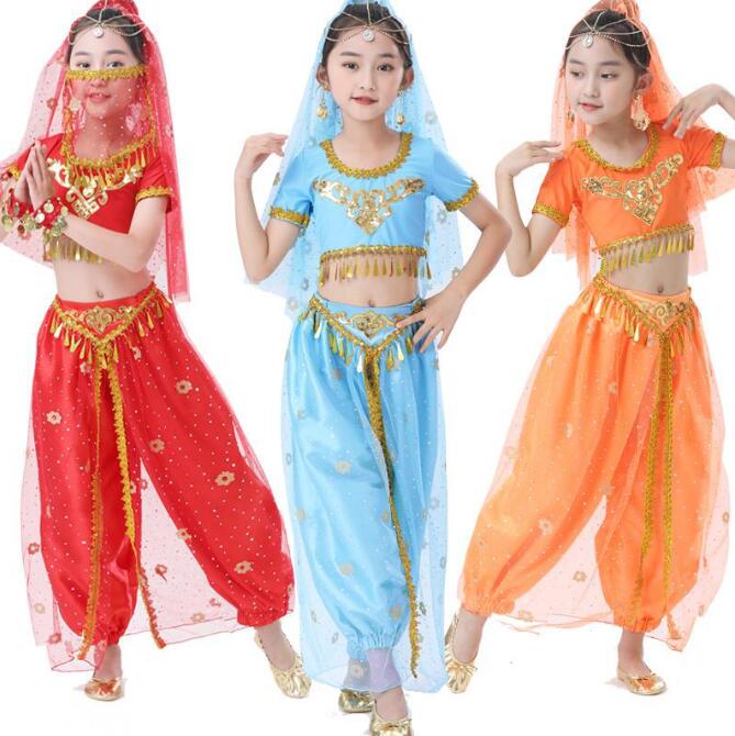 【楽天市場】子供 アラビアン ベリーダンス 衣装 女の子 アラジン ジャスミン風 ダンス衣装 2点 4点セット ハロウィン コスプレ衣装 キッズ 半袖 ショート丈トップス アラジンパンツ 【楽天市場】子供 アラビアン ベリーダンス 衣装 女の子 アラジン ジャスミン風 ダンス衣装 2点 4点セット ハロウィン コスプレ衣装 キッズ 半袖 ショート丈トップス アラジンパンツ