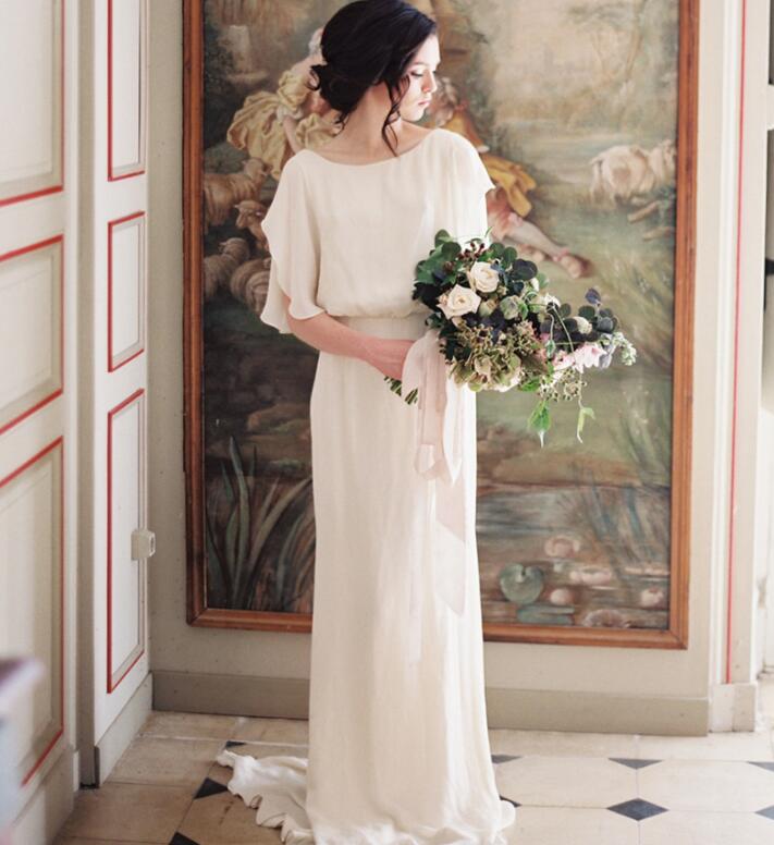 楽天市場】ロングウェディングドレス 花嫁 結婚式 披露宴