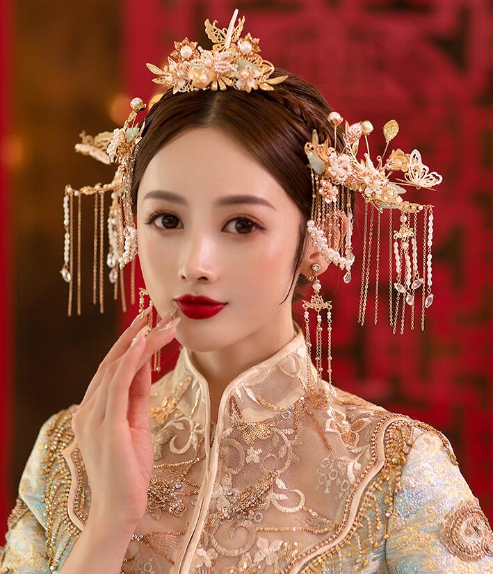 楽天市場】中華風髪飾り7点セット 大人 中華グッズ ヘアアクセサリー