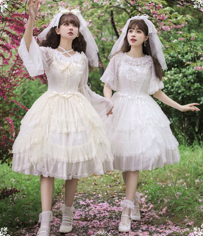 楽天市場】ロリータ ドレス ジャンパースカート フリルいっぱい 大人