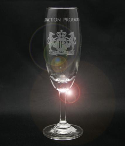 ジャンクションプロデュース JUNCTION PRODUCE junction produce ジャンクション JP シャンパングラス グラス ロゴ 結婚祝い 父の日 ギフト 通販 クリスマス xmas プレゼント