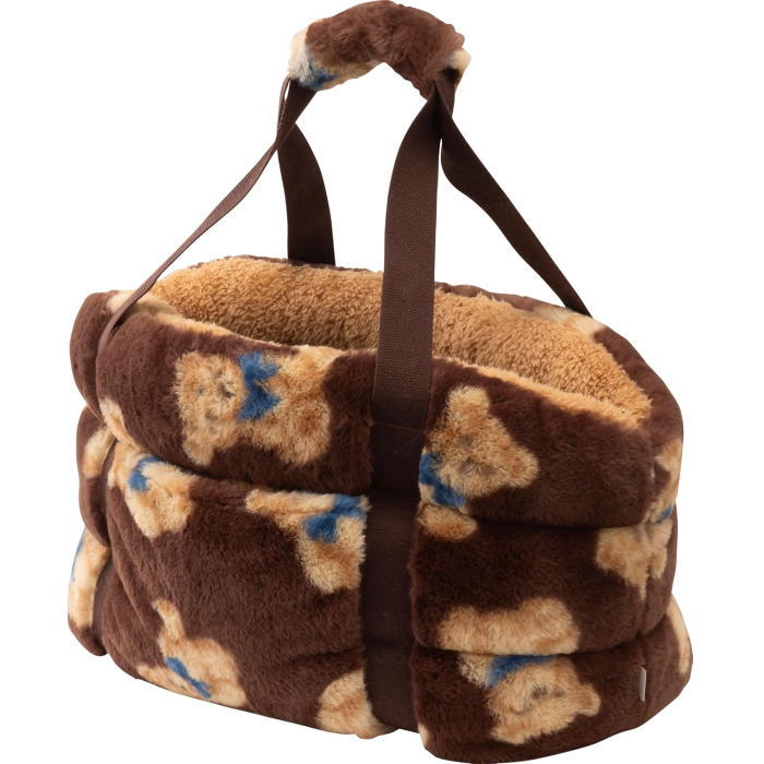 楽天市場】犬 犬用 ペット キャリー バッグ お出かけ ファー生地