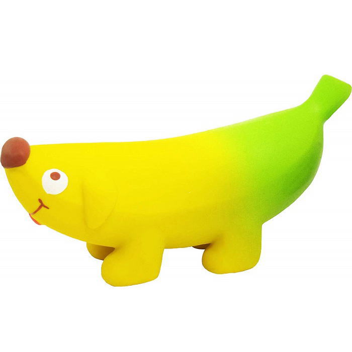 dog banana toy