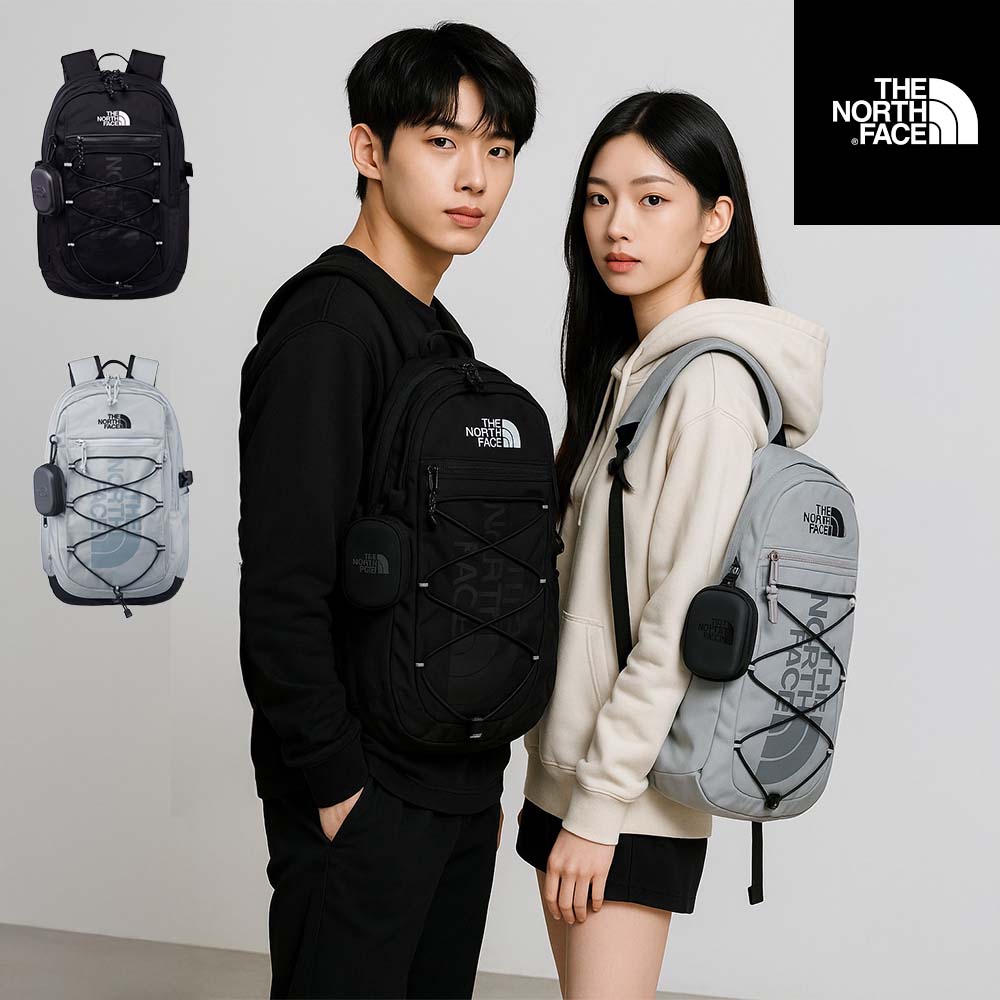 【2025秋冬新作・海外限定モデル】 正規品 THE NORTH FACE ノースフェイス バックパック リュックサック 25L 大容量 通学 通勤 メンズ レディース ユニセックス PC収納 撥水 おしゃれ 旅行 アウトドア ブラック/グレー デイパック 17,360円