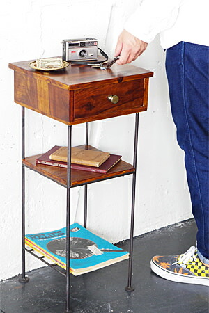 楽天市場】【インダストリアル 家具 テーブル アイアン ウッド 木製