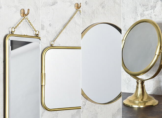 Junkcolors Vintage Brass Stands Mirror Rakuten Global Market Junkcolors Vintage Brass Stands Mirror