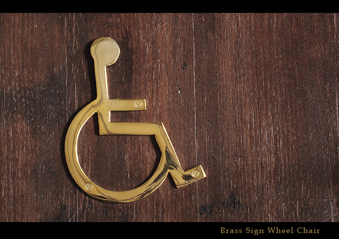 楽天市場 サインプレート ドアサイン ドアプレート ルームプレート 真鍮 アンティーク調 アンティーク風 ブラス ピクトサイン ホイールチェア Junk Rustic Colors