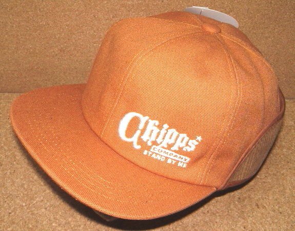 【CHIPPS COMPANY チップスカンパニー】 肉厚 100% コットン ヘビーダック生地 \u0026 コーデュロイ生地 刺繍入り 2WAY イヤーフラップ 耳当て付き 防寒 ハンティングキャップ (ブラウンダック) 茶 帽子 狩猟帽子 キャップ フラットバイザー ベースボールキャップ キャンバス生地