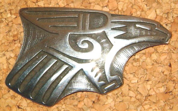 【未使用】HOPI ホピ　シルバーリング　フェザーモチーフ　スターリング 未使用】HOPI ホピ シルバーリング フェザーモチーフ スターリング