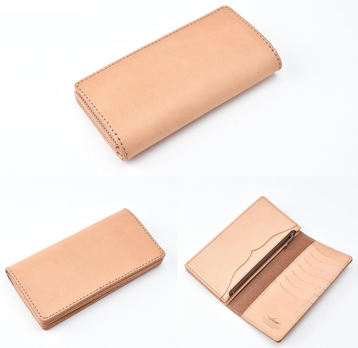 【楽天市場】【FUNNY ファニー】高級 ブライドルレザー製 牛革製 薄型 スリム スタンダード プレーン ロングウォレット 《WALLET