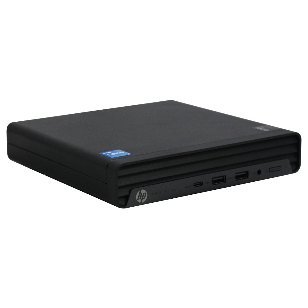HP Pro Mini 400 G9 訳あり品 単体 超小型デスク Windows11 64bit Core i3 12100T メモリー16GB 高速SSD256GB（M.2-NVMe）+高速SSD500GB（2.5inch） デスクトップパソコン【中古】【30日保証】1242295