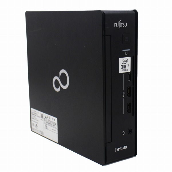 富士通 ESPRIMO WD1/E2 超小型デスク 単体 Windows11 64bit HDMI Core i7 10700T メモリー16GB 高速SSD1TB デスクトップパソコン【中古】【30日保証】1234373