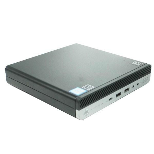 HP EliteDesk 800 G4 DM 超小型デスク 単体 Windows11 64bit Core i7 8700T メモリー8GB 高速SSD256GB デスクトップパソコン【中古】【1週間保証】1234482