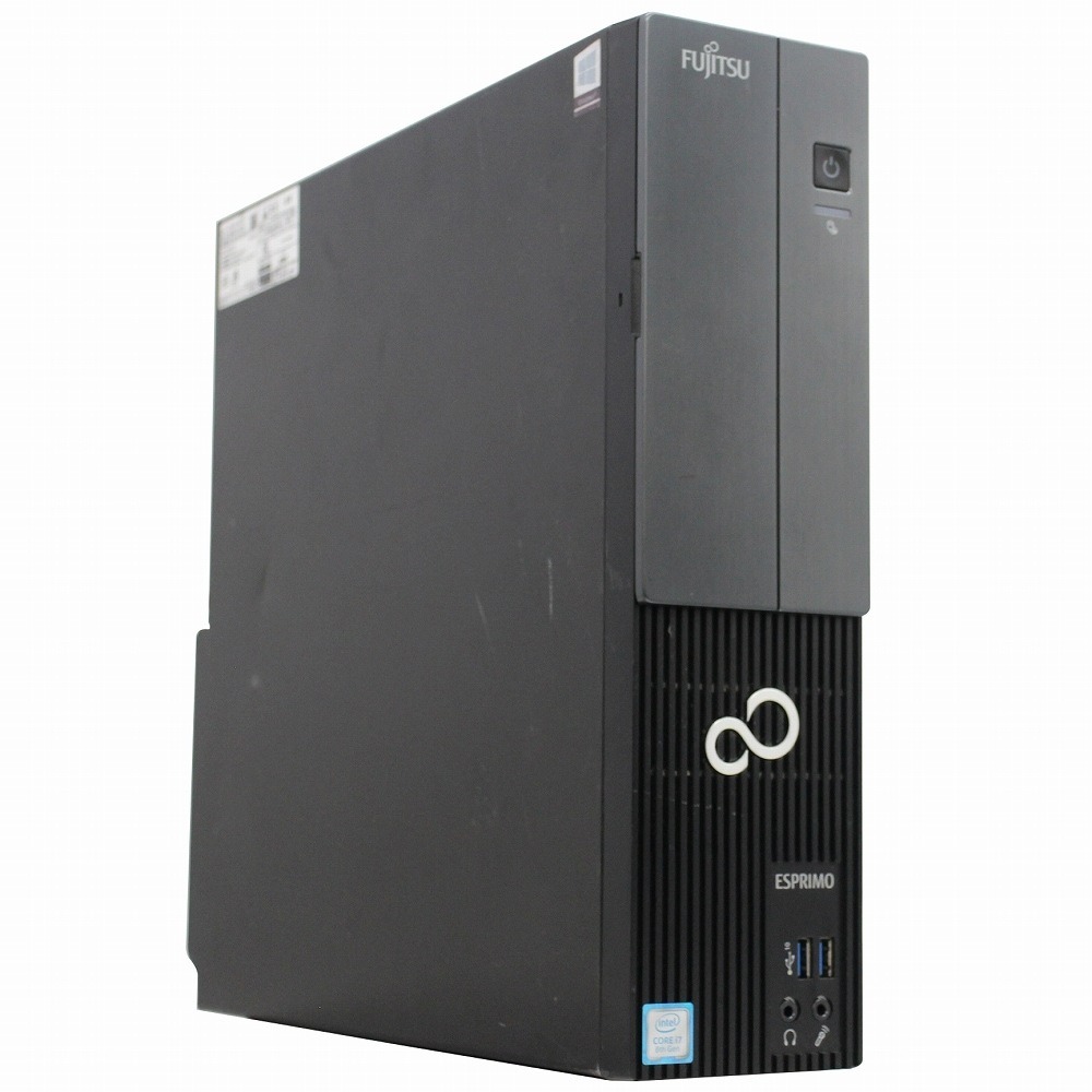 富士通 ESPRIMO WD/C2 単体 Windows11 64bit Core i7 8700 メモリー8GB 高速SSD512GB DVDマルチ デスクトップパソコン【中古】【30日保証】1242726|ジャンクワールド2nd店