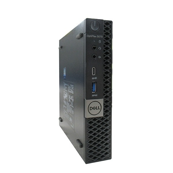 DELL OPTIPLEX 5070 Micro 単体 超小型デスク Windows11 64bit Core i7 8700T メモリー8GB 高速SSD256GB デスクトップパソコン【中古】【1週間保証】1242739