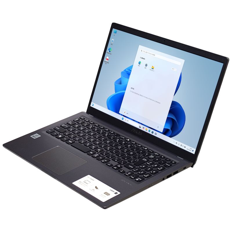 ASUS VivoBook X515JA Windows11 64bit Core i5 1035G1 メモリー8GB 高速SSD512GB 無線LAN WEBカメラ HDMI テンキー A4サイズ フルHD液晶 ノートパソコン【中古】【1週間保証】20006669