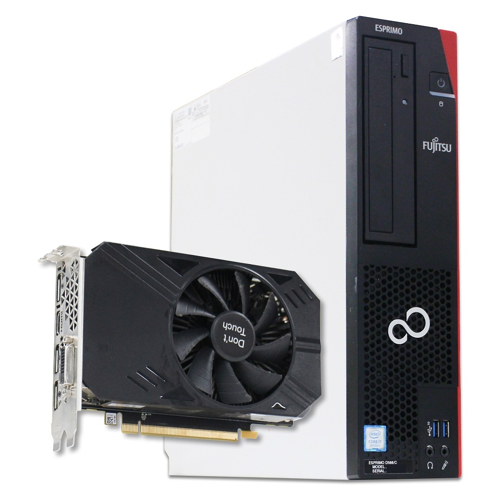 富士通 ESPRIMO D588/C 単体 Windows11 64bit HDMI Geforce GTX1050Ti Core i7 9700 メモリー16GB 高速SSD512GB デスクトップパソコン【中古】【30日保証】1242817 49,800円