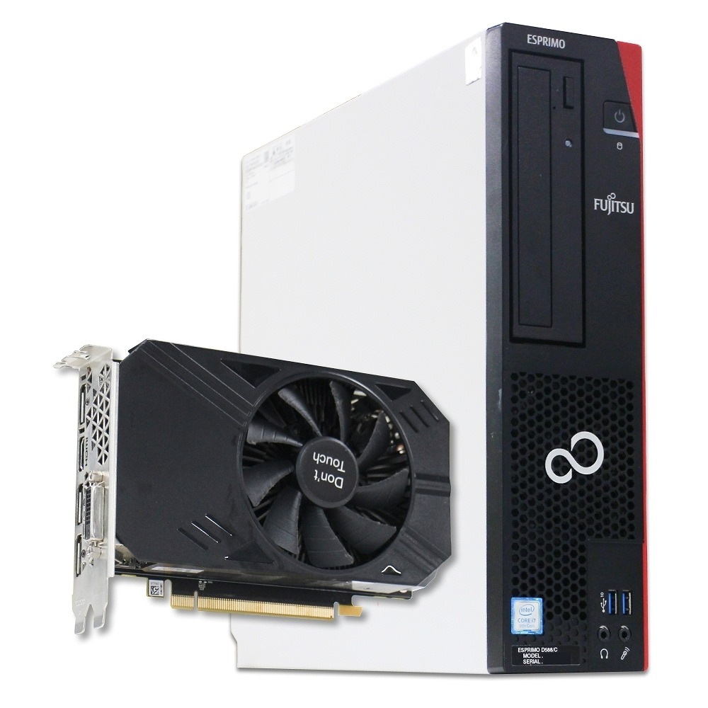 富士通 ESPRIMO D588/C 単体 Windows11 64bit Geforce GTX1050Ti Core i7 9700 メモリー16GB 高速SSD512GB デスクトップパソコン【中古】【30日保証】1242833 49,800円