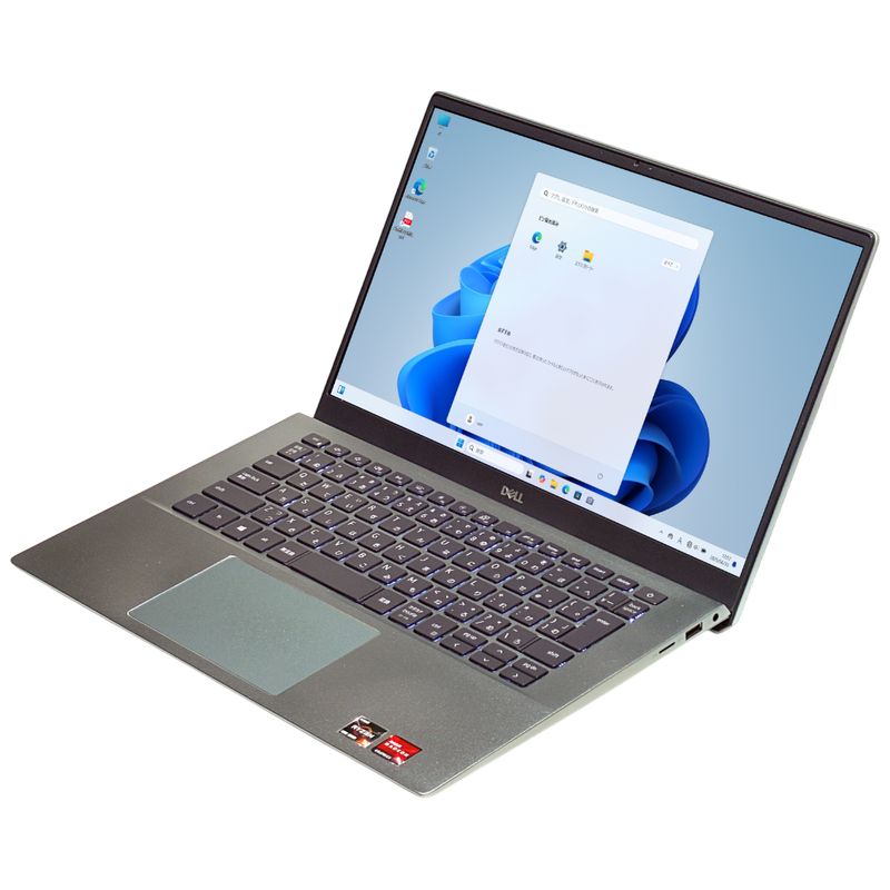 DELL Inspiron 5405 Windows11 64bit Ryzen5 4500U メモリー8GB 高速SSD256GB 無線LAN WEBカメラ HDMI A4サイズ フルHD液晶 ノートパソコン【中古】【1週間保証】20006884
