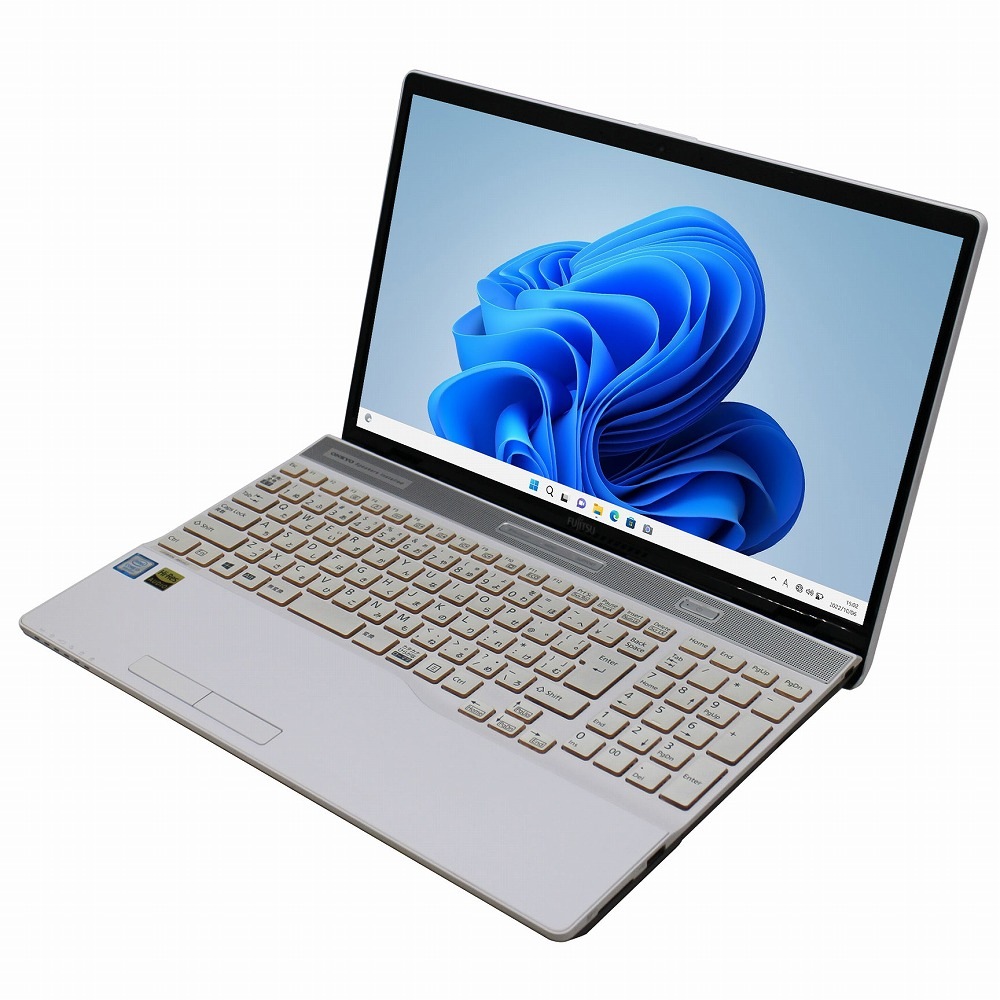 富士通 LIFEBOOK AH53/C2 Windows11 64bit WEBカメラ HDMI テンキー Core i7 8550U メモリー16GB 高速SSD250GB 無線LAN DVDマルチ A4サイズ フルHD液晶 ノートパソコン【中古】【1週間保証】20021372