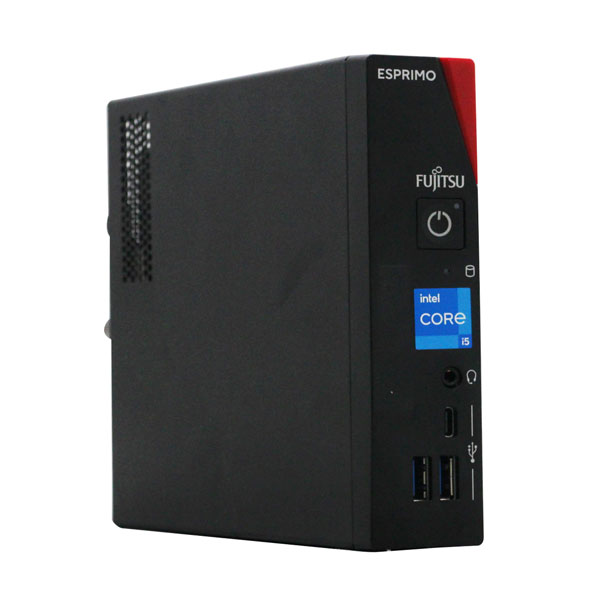 富士通 ESPRIMO G6012/K 単体 超小型デスク Windows11 64bit HDMI Core i5 12500T メモリー8GB 高速SSD256GB デスクトップパソコン【中古】【1週間保証】1242914
