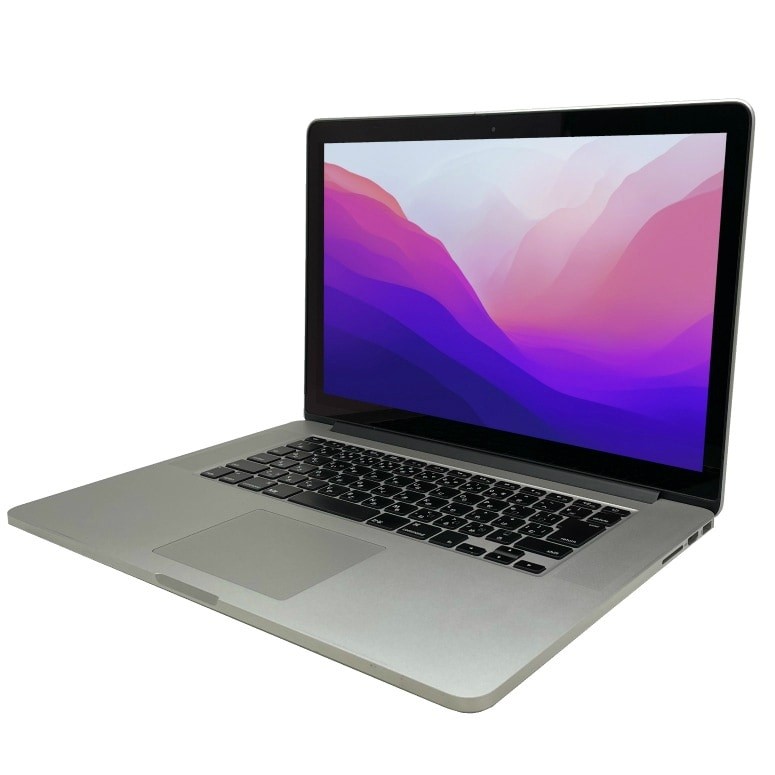 apple MacBook Pro  Retina, 15-inch, Mid WEB写真機 Core i7 4770HQ 記憶装置16GB 弾丸道路SSD256GB 無線電話ローカルエリアネットワーク A4大いさ 万覚え帳マイコン【中古】【1週引き請ける】4020805