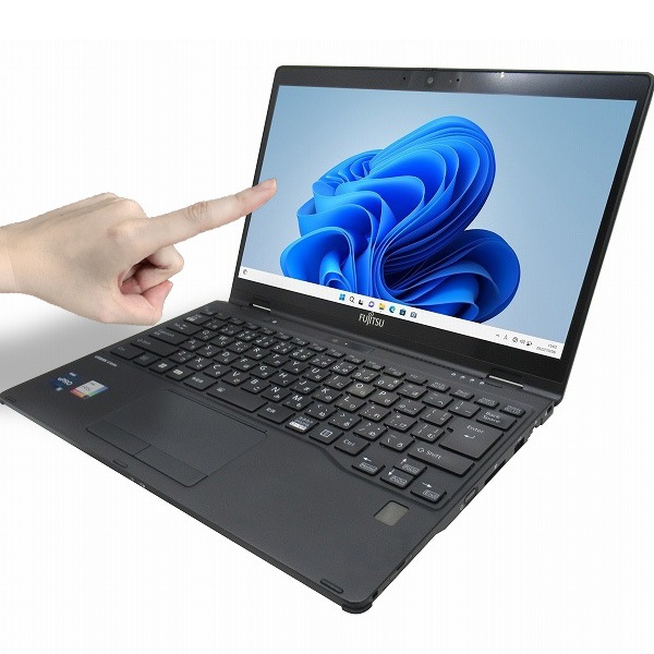 富士通 LIFEBOOK U9312X/J Windows11 64bit タッチパネル液晶 WEBカメラ HDMI Core i5 1245U メモリー8GB 高速SSD256GB 無線LAN B5サイズ モバイル フルHD液晶 ノートパソコン【中古】【30日保証】1406866｜ジャンクワールド２nd店