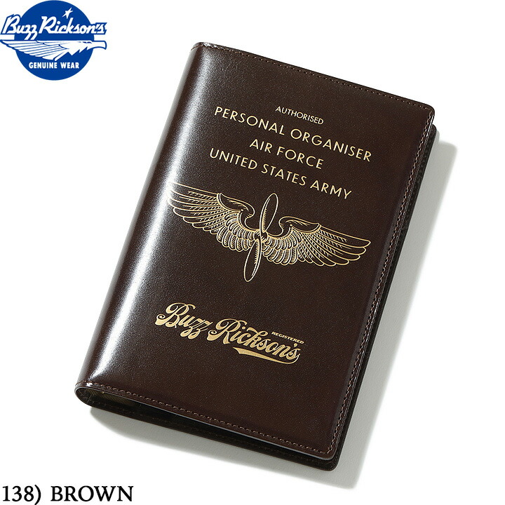 No.BR02817 BUZZ RICKSON'S バズリクソンズ LEATHER PERSONAL ORGANISER