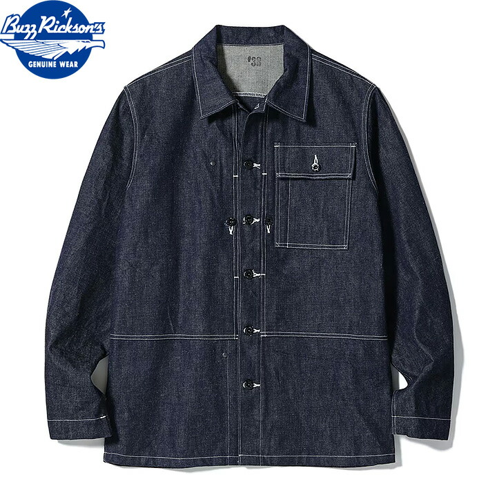 No.BR15886 BUZZ RICKSON'S バズリクソンズU.S. MARINE CORPS M-1944DENIM CIVILIAN UTILITY JACKET|Junky Special