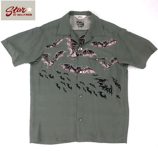 楽天市場】No.SH38127 STAR OF HOLLYWOODRAYON OPEN SHIRT“PLAYING