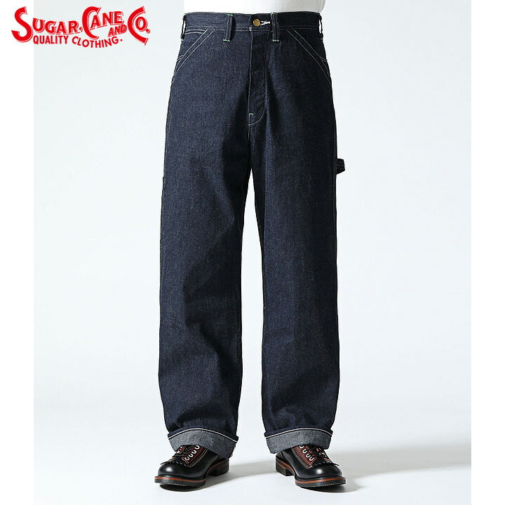 【雰囲気最高！ワークジャケットなら】SUGARCANE（シュガーケーン）　OXFORD ENGINEER COAT SUGARCANE シュガーケーンOXFORD ENGINEER WORK PANTS